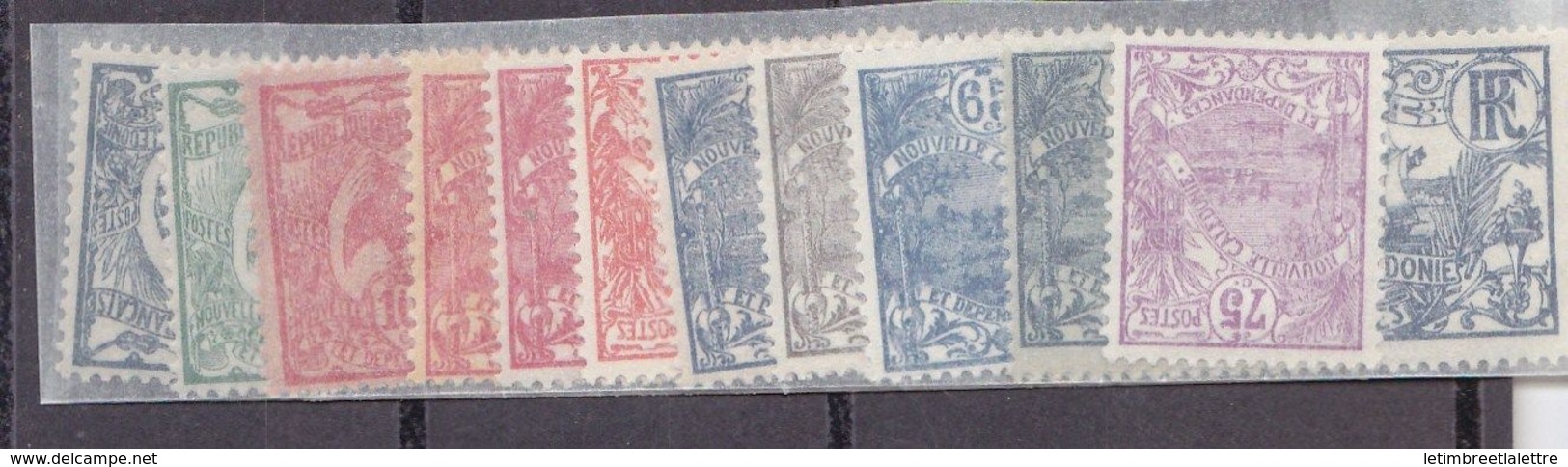 Nouvelle-Calédonie N°127 à 137** - Unused Stamps