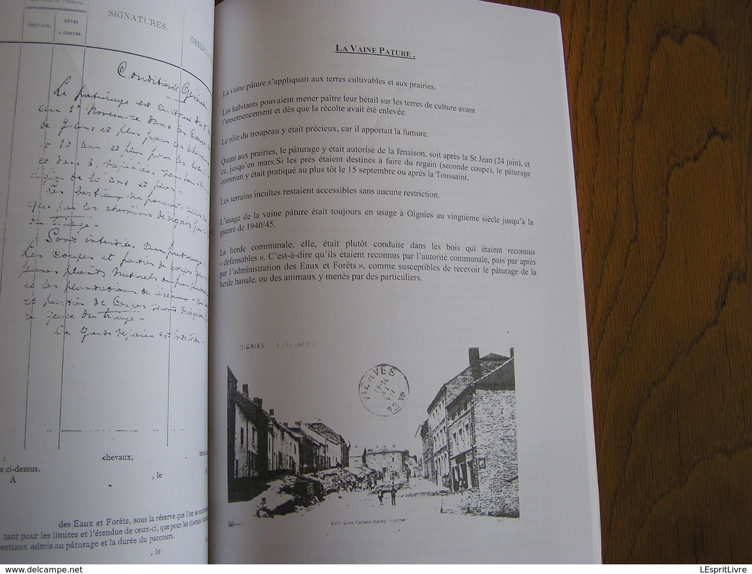 ESSAI DE CONTRIBUTIONS HISTOIRE D' OIGNIES 4 Baudrez Régionalisme Poste Réverbères Douaniers Douanes Régime Moulin