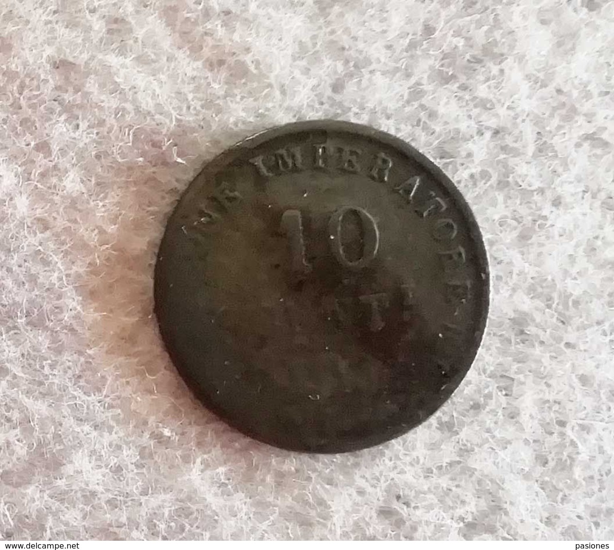 Napoleone I 10 Centesimi 1812 - Napoleonische