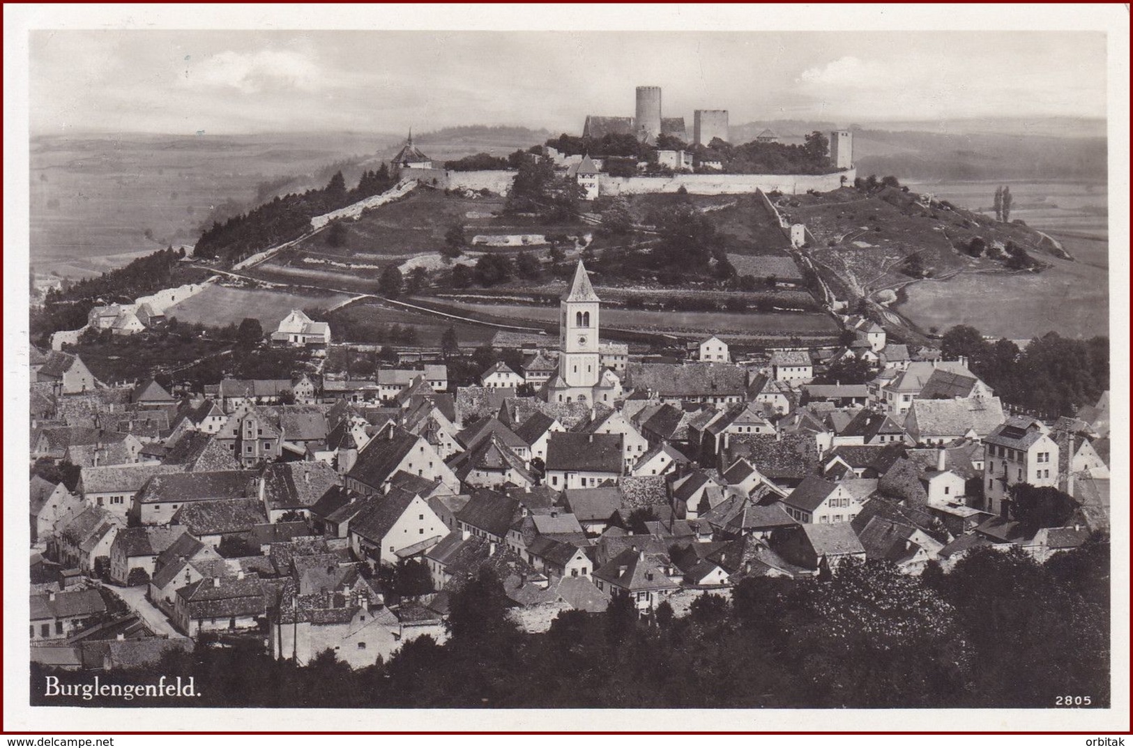 Burglengenfeld * Burg, Ruine, Stadt * Deutschland * AK2135 - Schwandorf