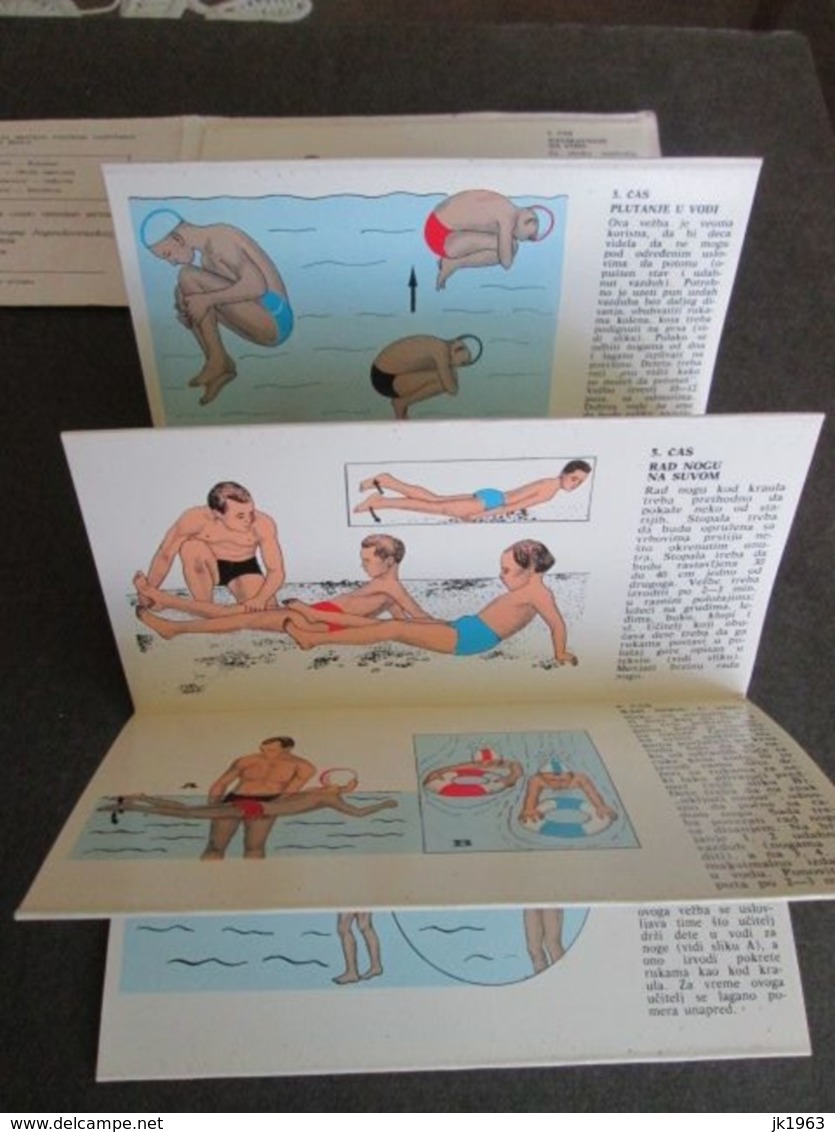 KINOGRAM-SLIDE SHOW BOOK, TRAINING FOR SWIMMING, YUGOSLAVIA 1969 - Schwimmen