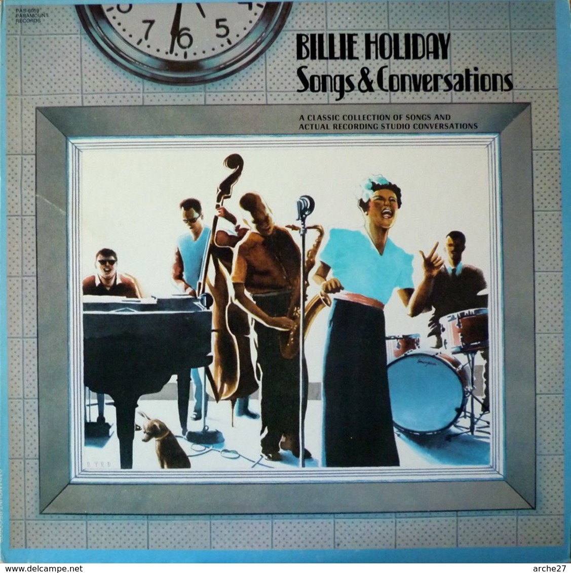 BILLIE HOLIDAY - LP- 33T - Disque Vinyle - Songs Et Conversations - U.S.A. 6059 - Blues