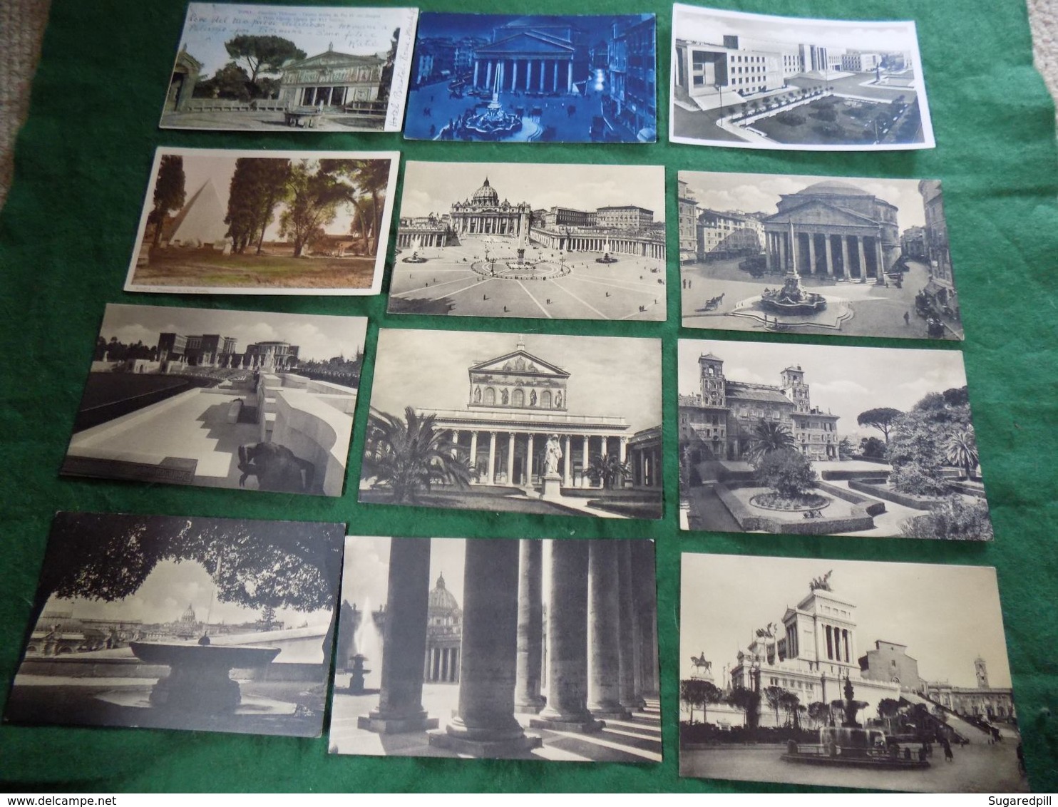 VINTAGE ITALY: ROMA X23 Sepia B&w - Collections & Lots