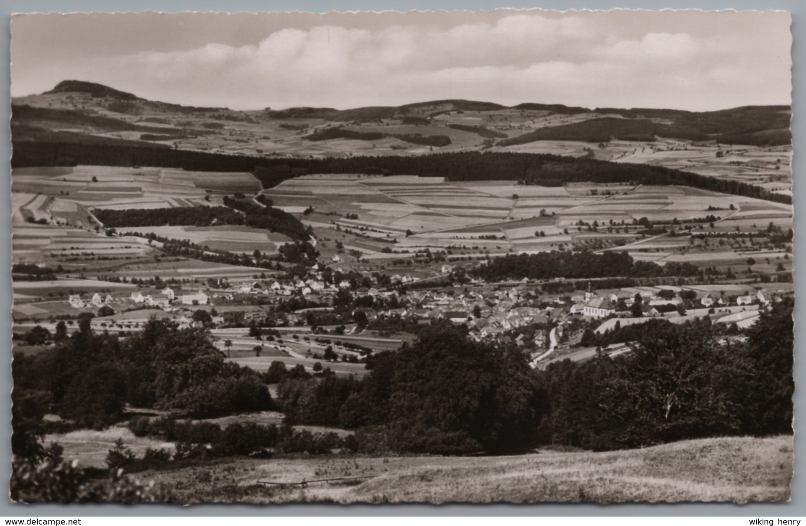 Hilders In Der Rhön - S/w Blick Vom Buchschirm Zur Milseburg - Hilders