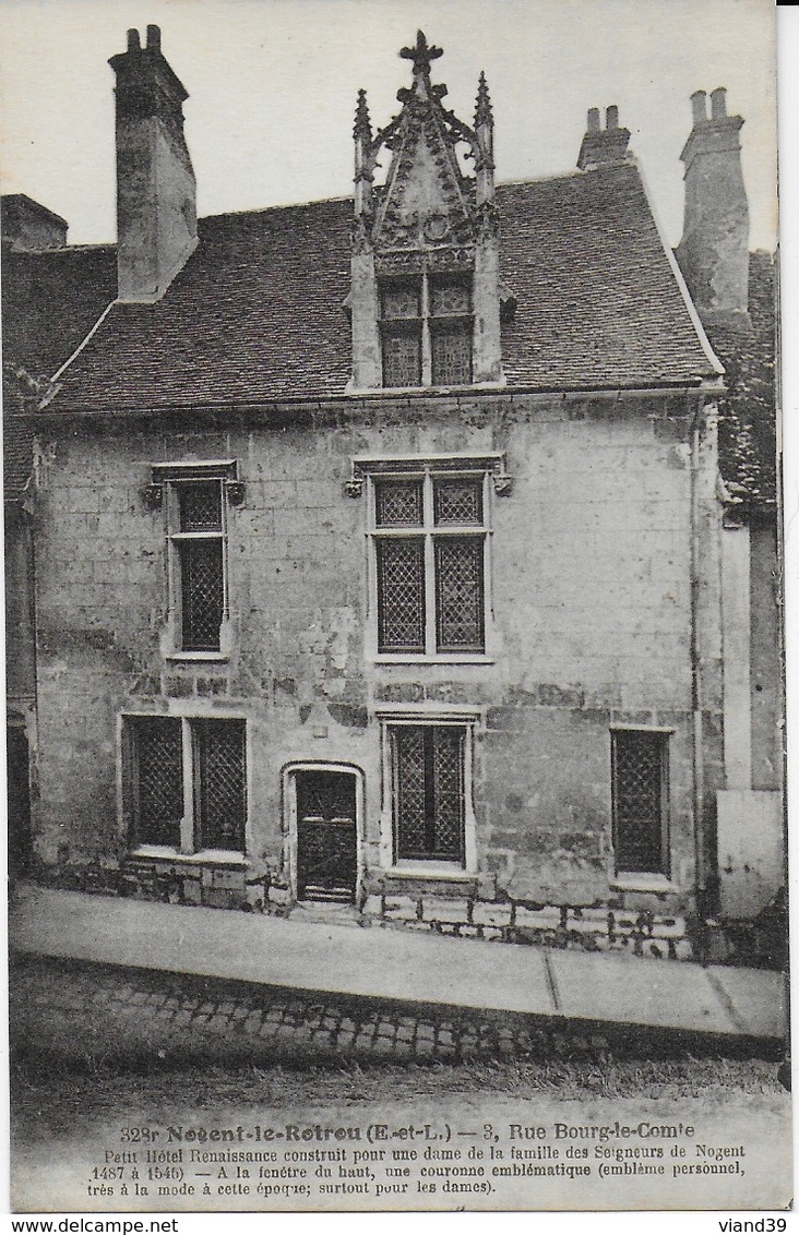 Nogent Le Rotrou - Hôtel Renaissance 3 Rue Bourg Le Comte - Nogent Le Rotrou