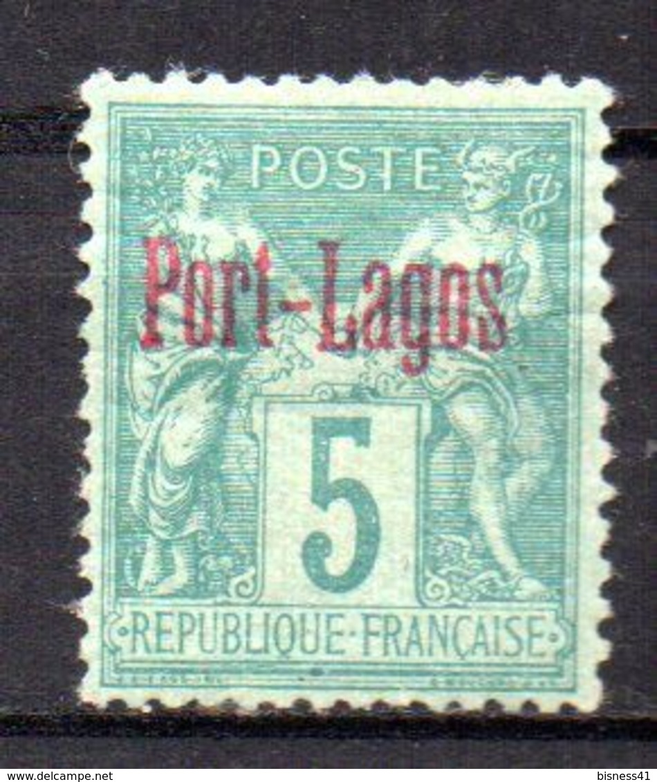Col17  Colonie Port Lagos N° 1 Neuf X MH Cote 35,00€ - Unused Stamps