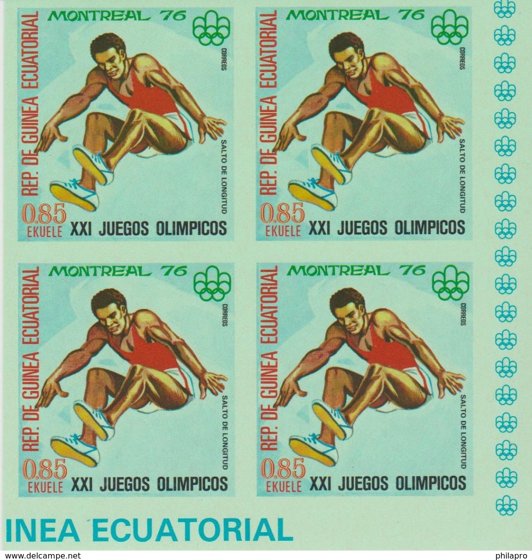 GUINEA JUMPING  IMPERFORATED  1976  OLYMPIC   **MNH     Réf  GGF57bis - Springreiten