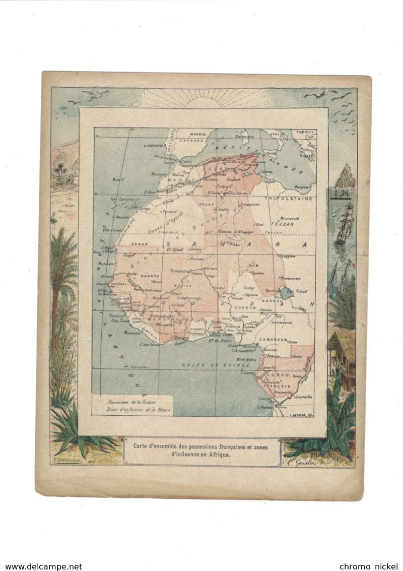 Sénégal Et Soudan Flottille Sur Le Sénégal Navire Bateau Protège-cahier Colonies Françaises 220 X 175 TB 3 Scans - Omslagen Van Boeken