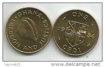 Ghana 1 Cedi 1984. High Grade - Ghana