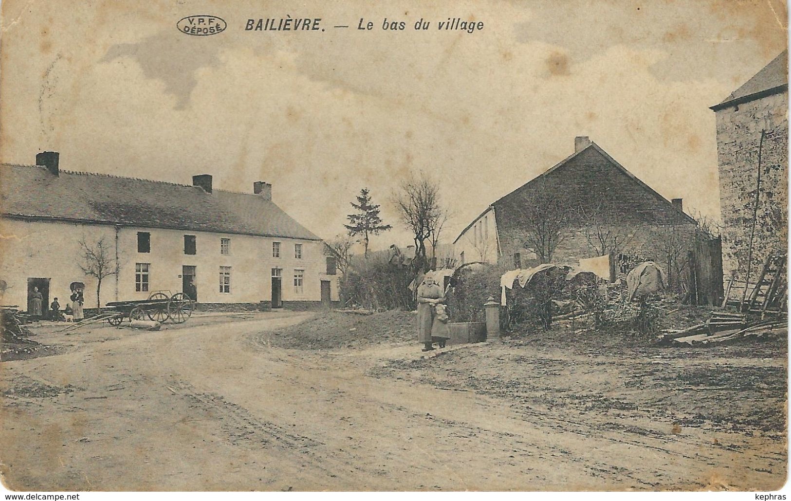 BAILIEVRE : Le Bas Du Village - Défauts Petits Plis - Cachet De La Poste 1926 - Chimay