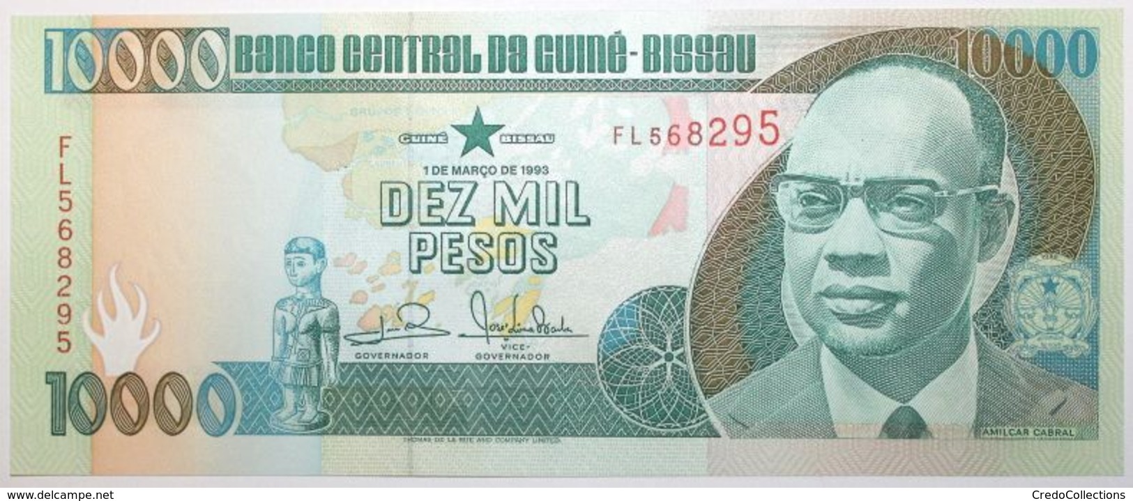 Guinée-Bissau - 10000 Pesos - 1993 - PICK 15b - NEUF - Guinea-Bissau