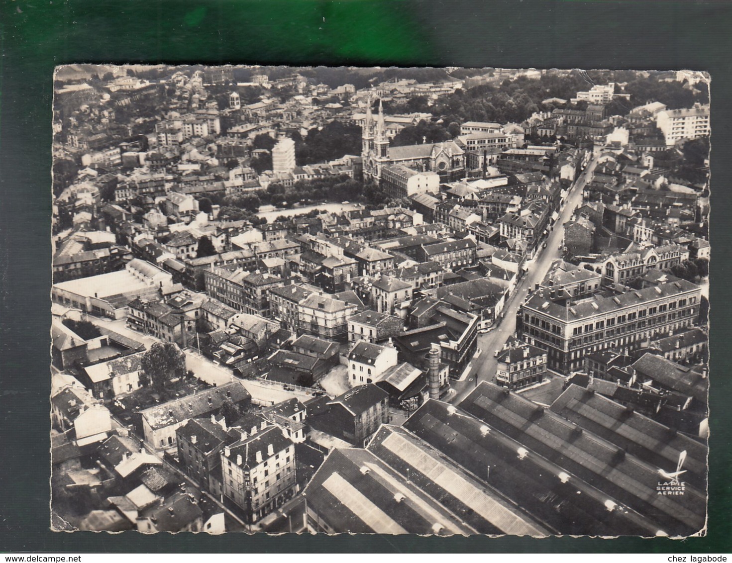 CP (42) En Avion Au Dessus De ...  Saint-Chamond  -  Vue Générale - Saint Chamond