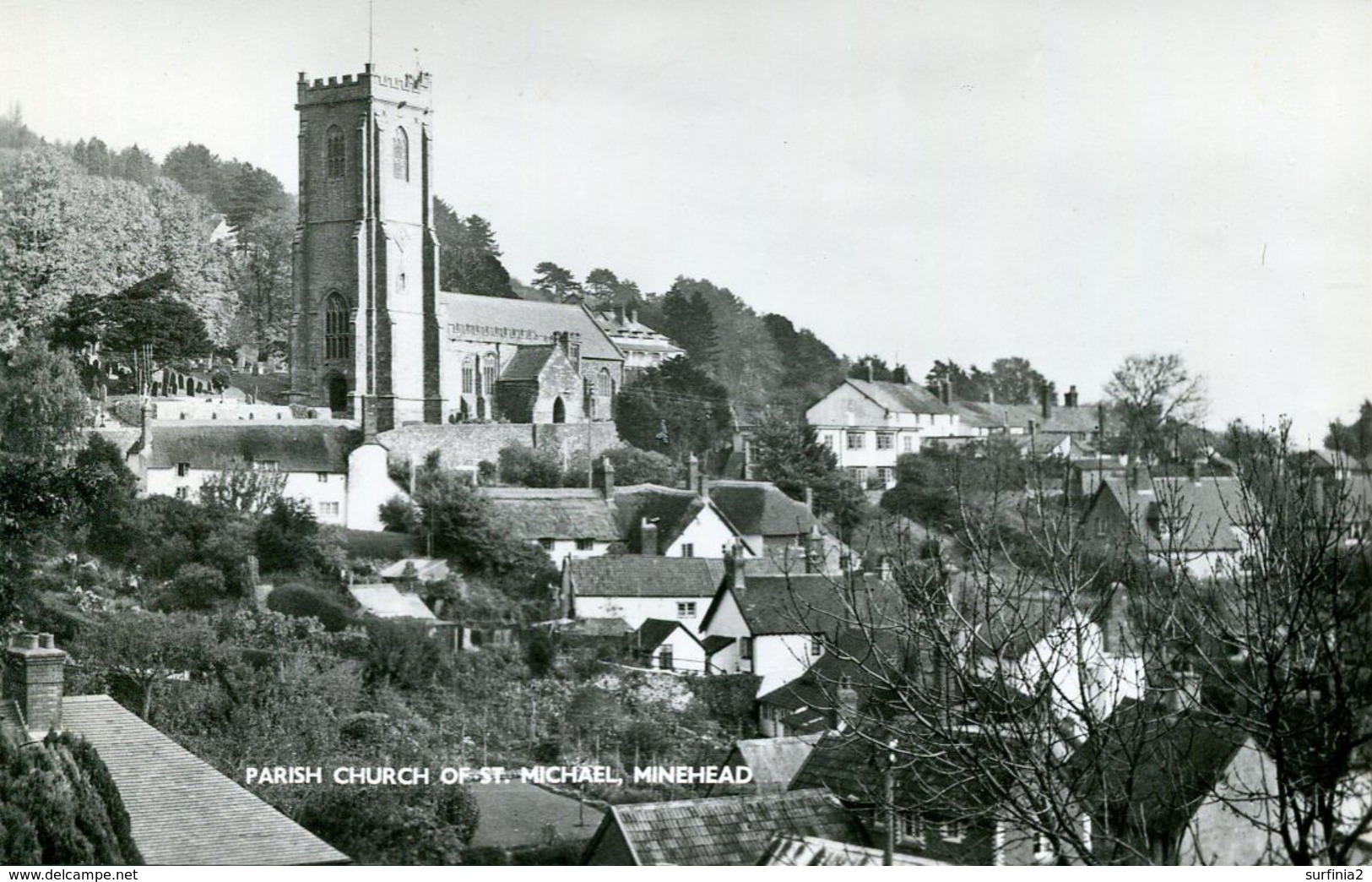 SOMERSET - MINEHEAD - PARISH CHURCH OF ST MICHAEL RP  Som496 - Minehead