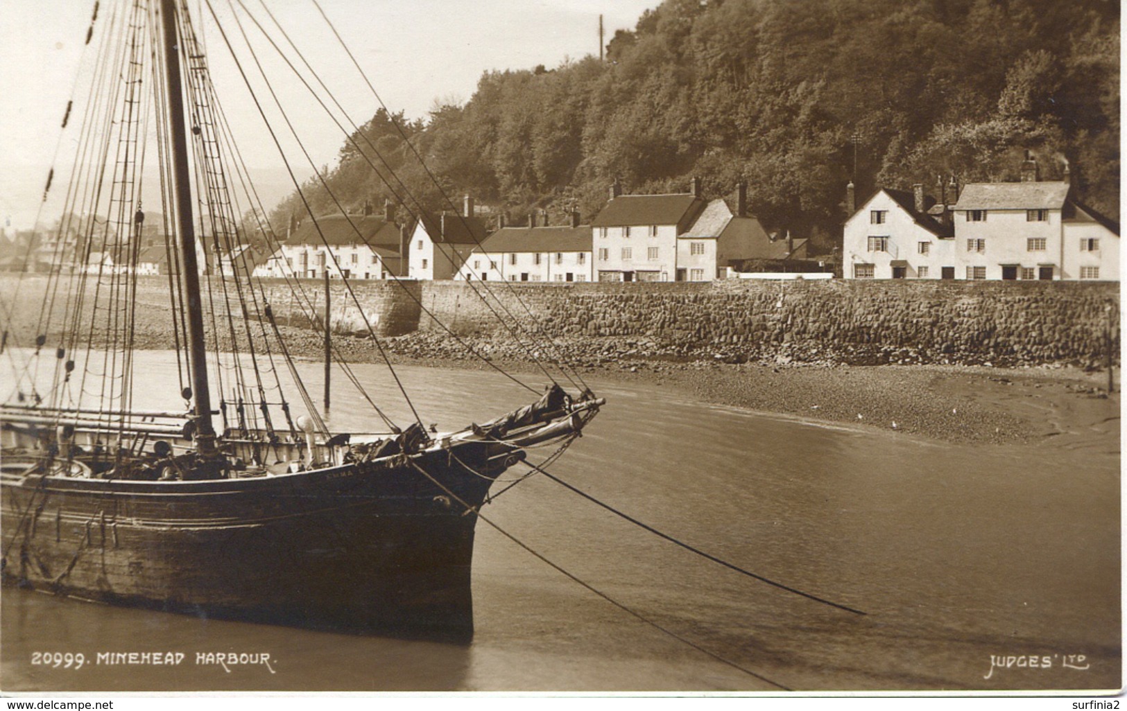 SOMERSET - MINEHEAD HARBOUR RP  Som366 - Minehead