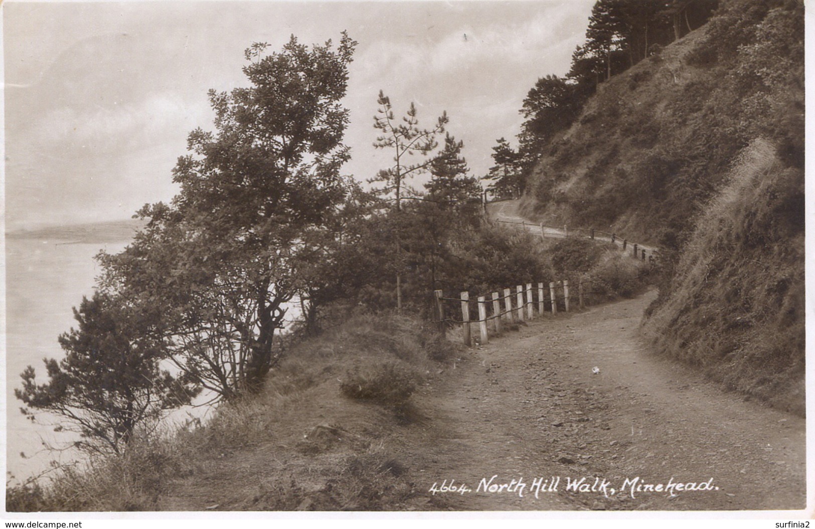 SOMERSET - MINEHEAD - NORTH HILL WALK RP  Som357 - Minehead