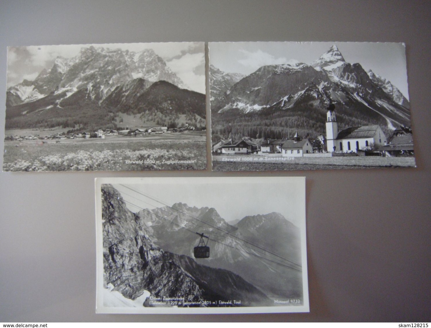 Autriche - Austria - Osterreich - Lot De 3 Cartes De EHRWALD ( Reutte ) ( Zugspitzmassiv / Sonnenspitze / Zugspitzbahn ) - Autres & Non Classés