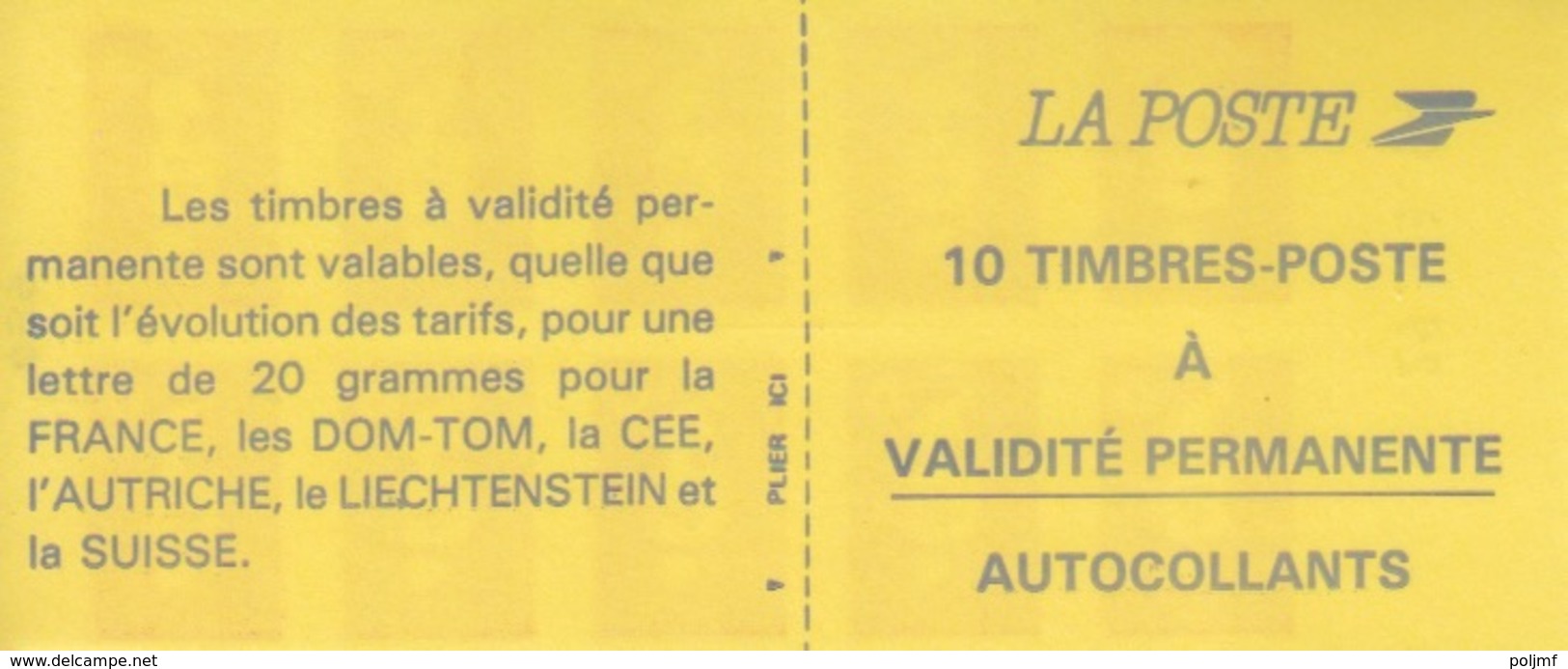 Marianne De Briat, TVP Carnet De 10 TP N° 2874-C1  (Timbres-Poste à Validité Permanente), Neuf ** - Other & Unclassified