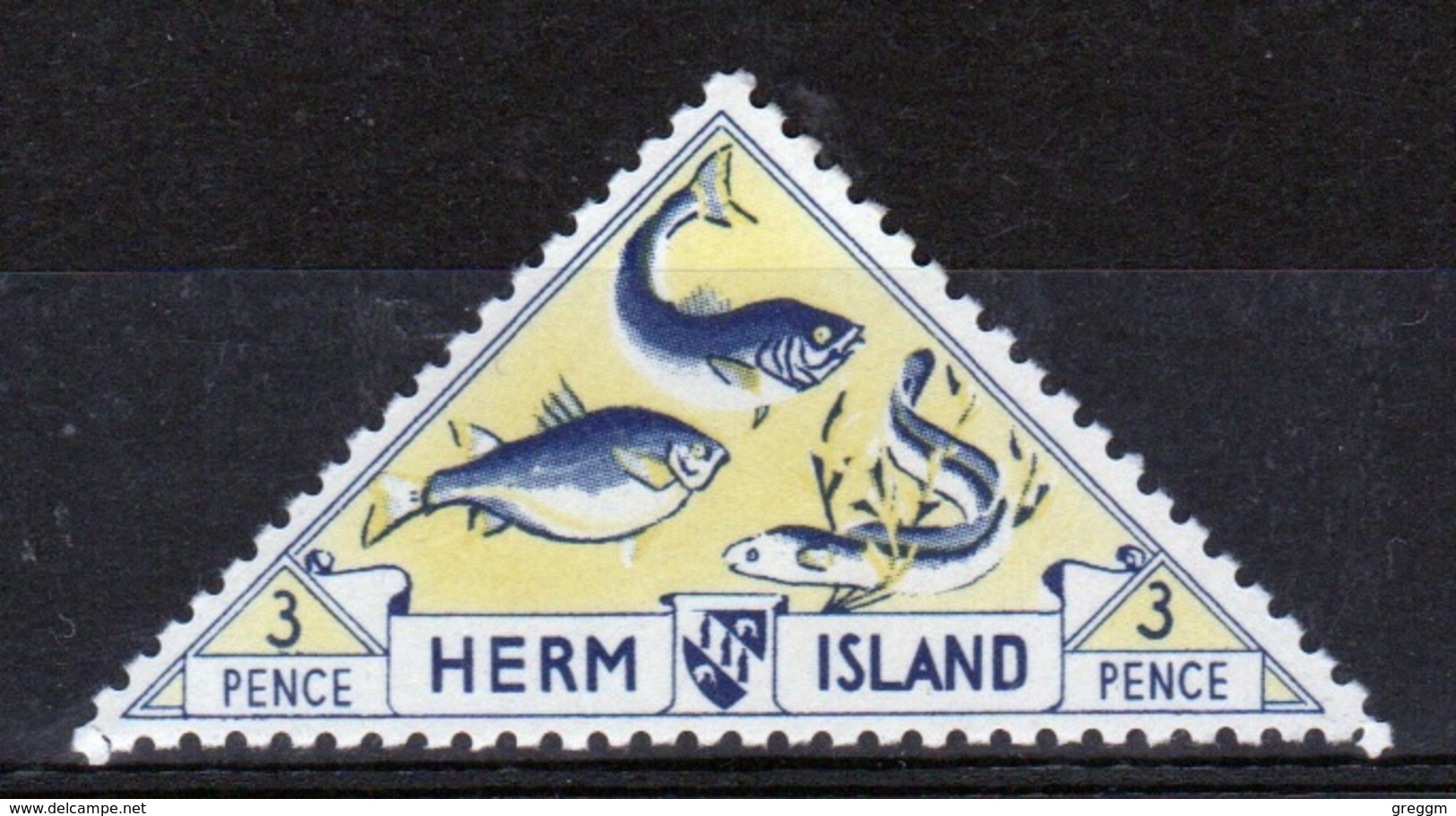 Herm Island 1954 Single 3d Stamp Celebrating Fauna And Nature. - Local Issues