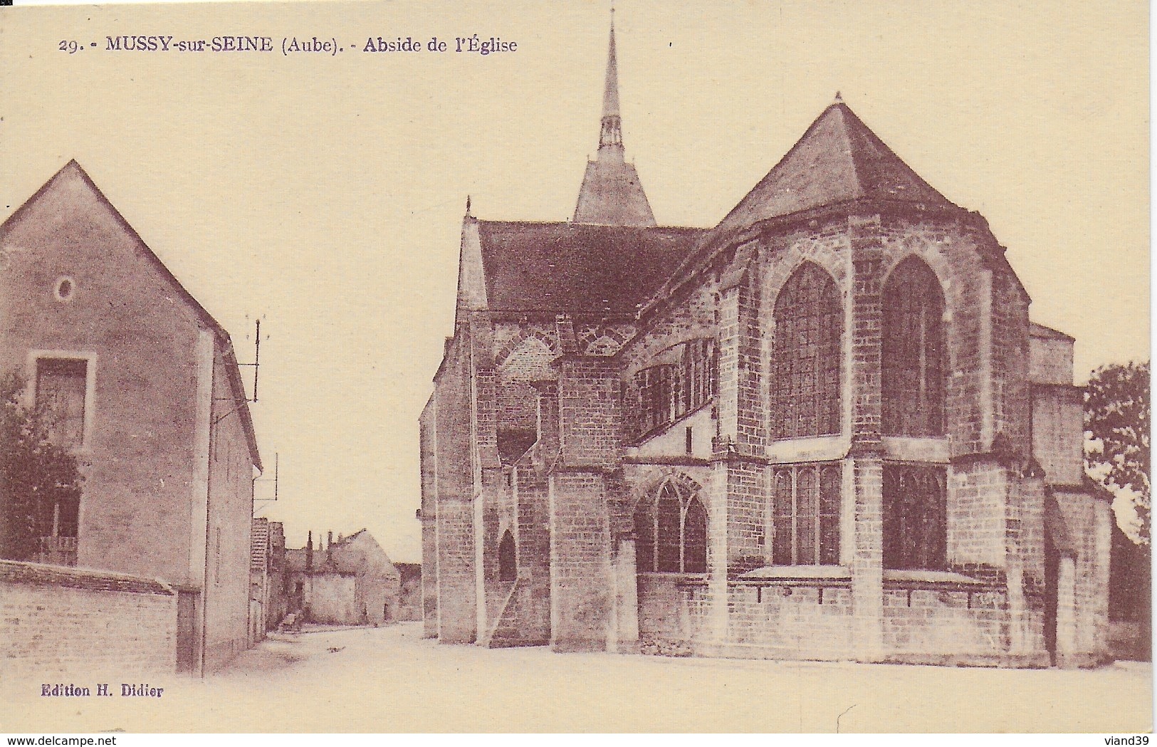 Mussy Sur Seine  - Abside De L'église - Mussy-sur-Seine