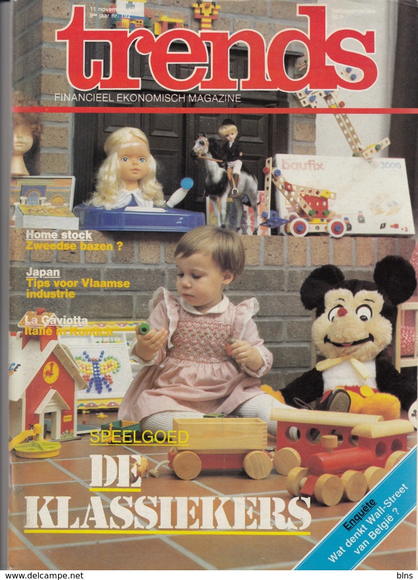 Trends 11 November 1983 - Speelgoed - Home Stock - La Gaviotta - Algemene Informatie