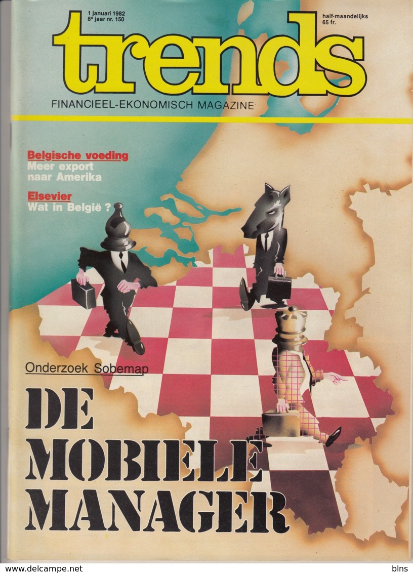 Trends 1 Januari 1982 - Sobemap - De Mobiele Manager - Elsevier - Informaciones Generales