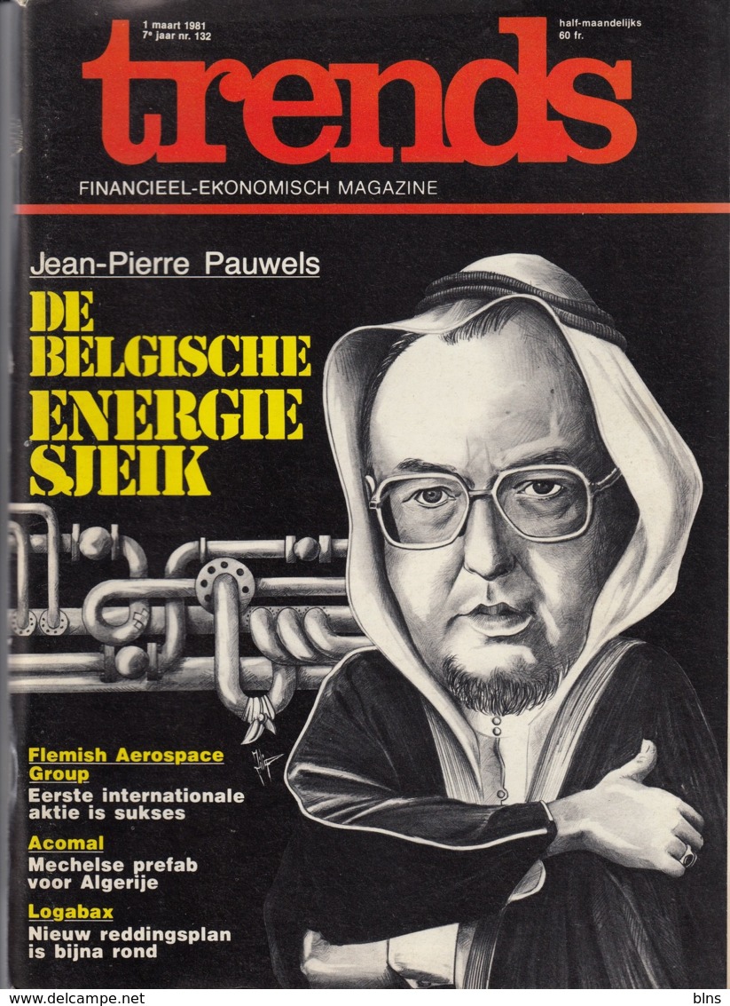 Trends 1 Maart 1981 - Jean-Pierre Pauwels - Flemish Aerospace Group - Acomal - Logabax - Informations Générales