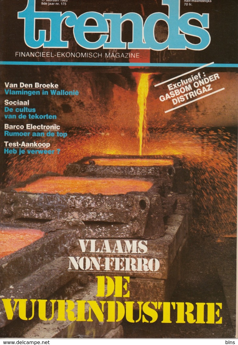 Trends 17 Februari 1983 - Non-ferro - Distrigaz Van Den Broeke Barco Test-Aankoop - Informations Générales