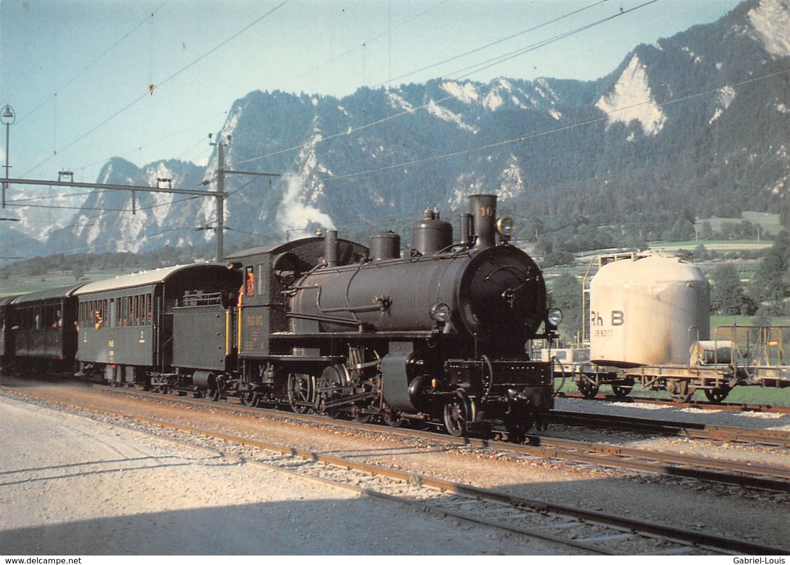 BVA - Untervaz G 4/5 107- Rhätische Bahn - RhB - R.h.B. Ligne De Chemin De Fer Train - Vaz/Obervaz