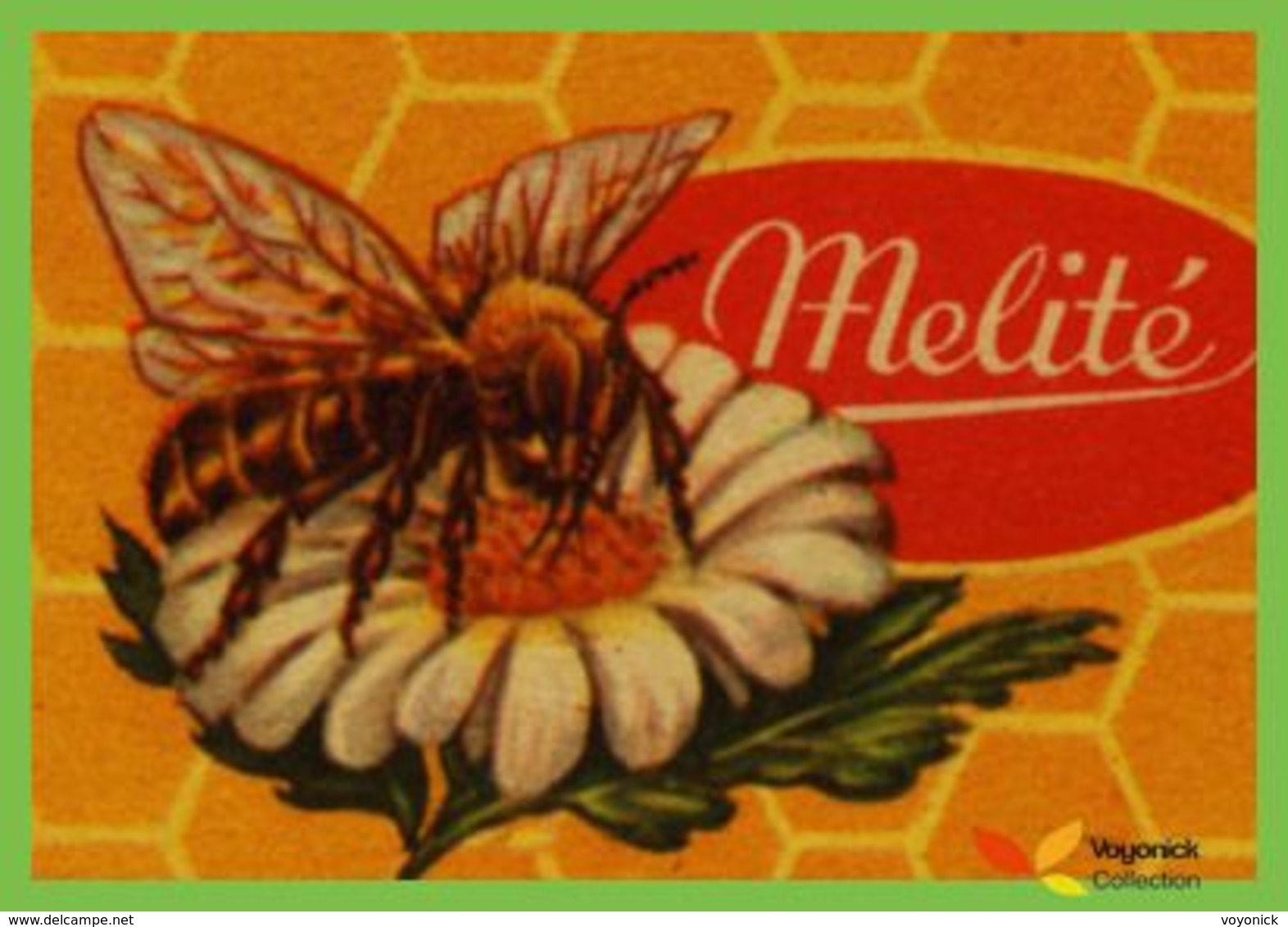 Voyo POLAND MELITE CANDY WRAPPER  LABEL ~ 1940s MINT K.Ilowiecki Zuckerwarenfabrik Warschau  Vintage Illert Etikette - Autres & Non Classés