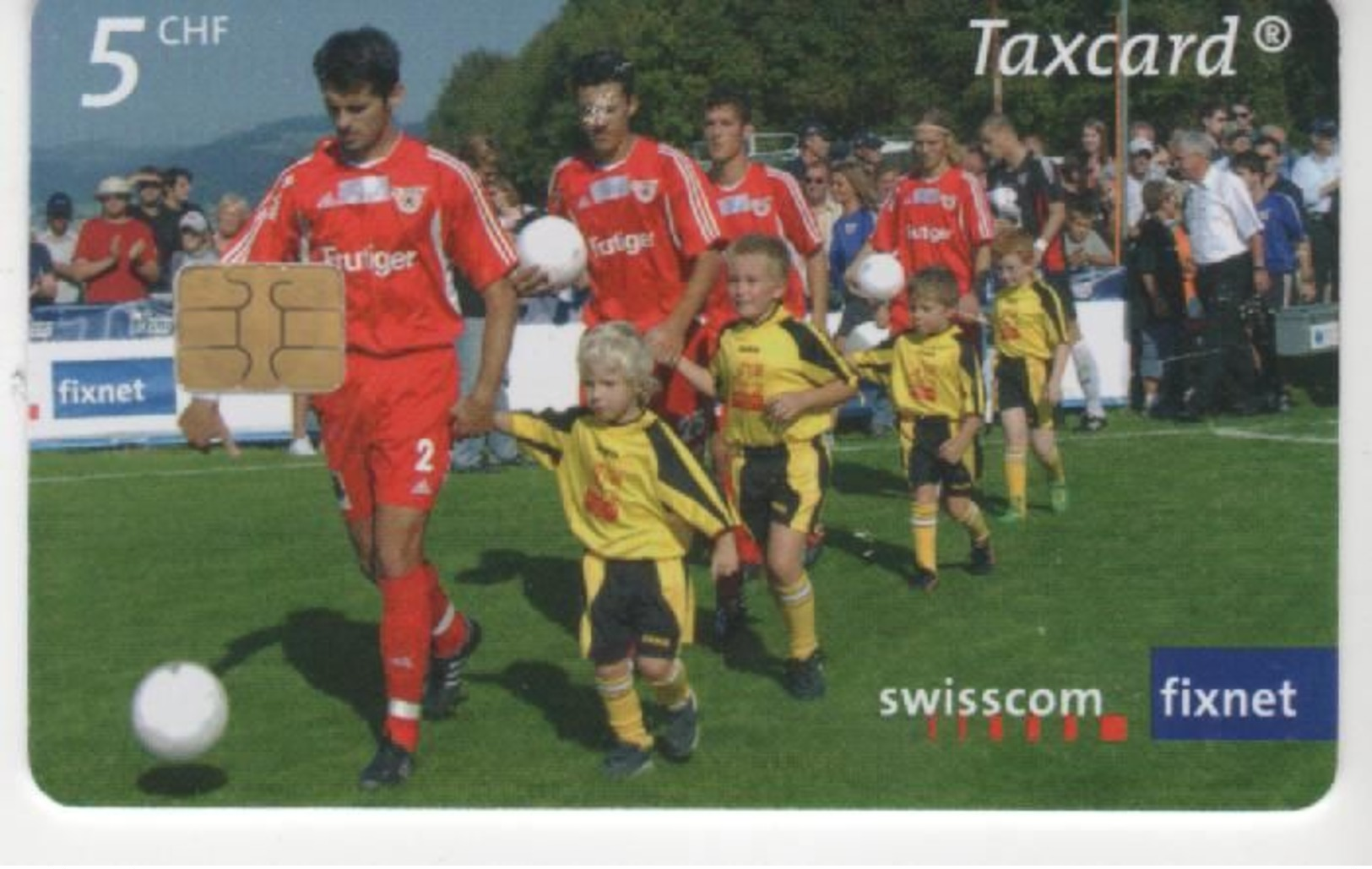 SUISSE - Taxcard 5 CHF FOOTBALL - Switzerland