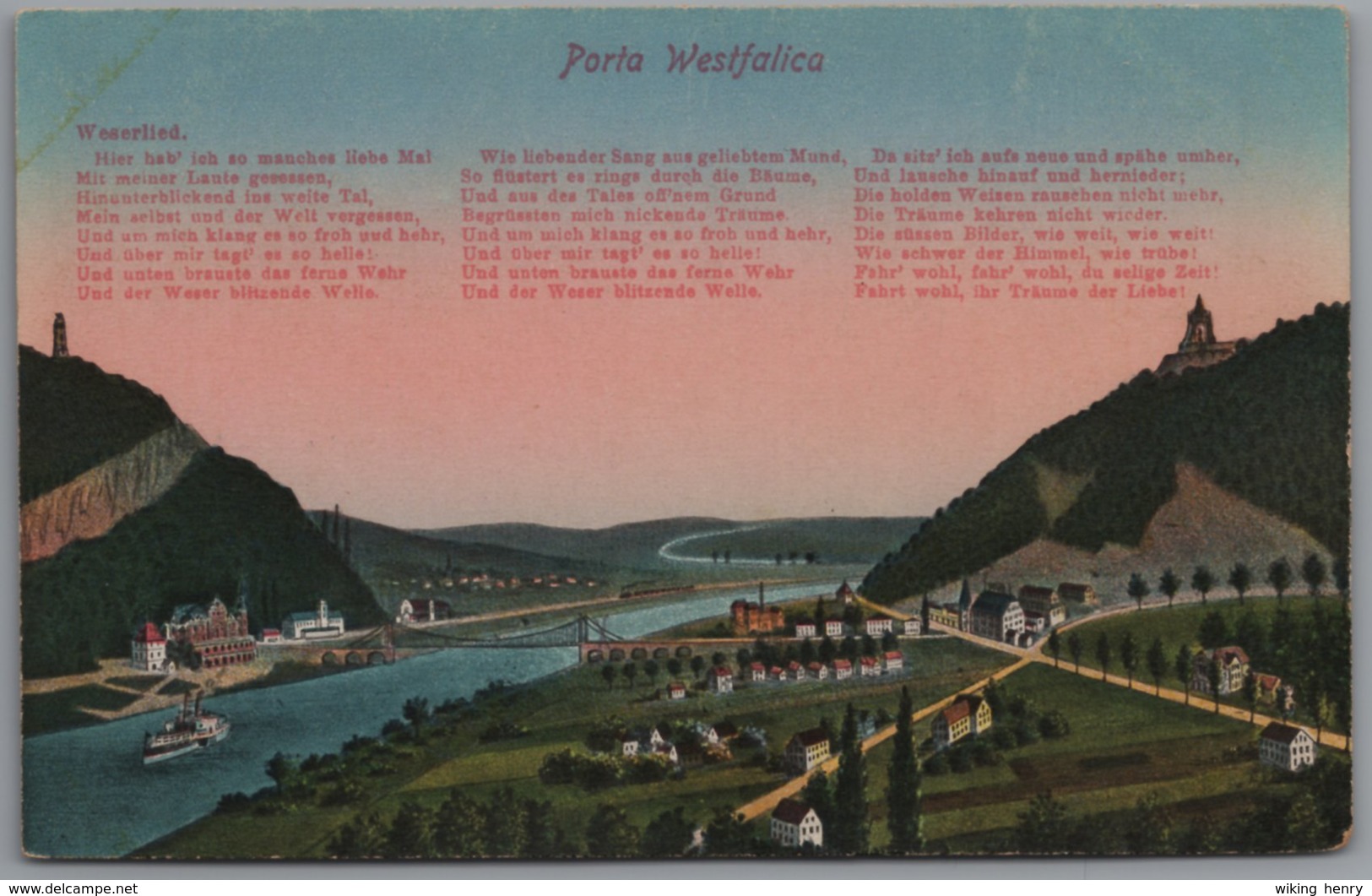 Porta Westfalica - Ortsansicht 1 - Porta Westfalica