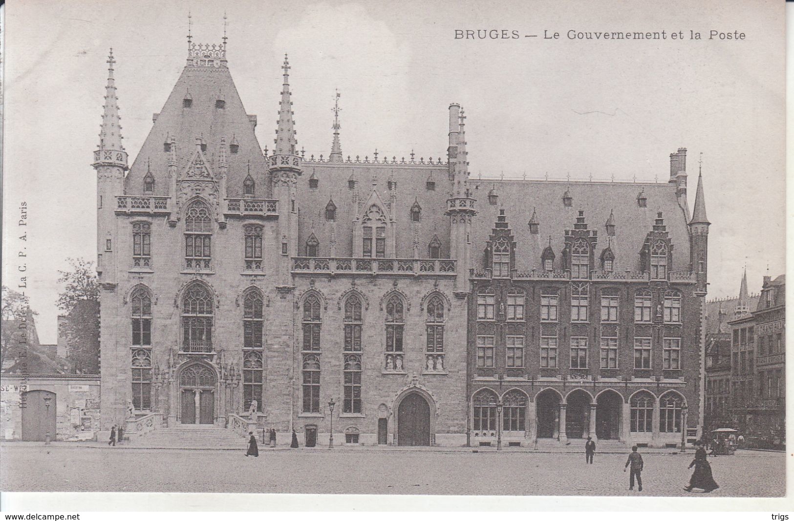 Bruges - Le Gouvernement Et La Poste - Brugge