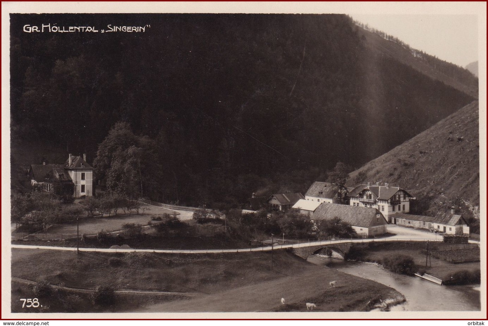 Grosses Höllental * Singerin, Teilansicht, Rax, Alpen * Österreich * AK2762 - Raxgebiet