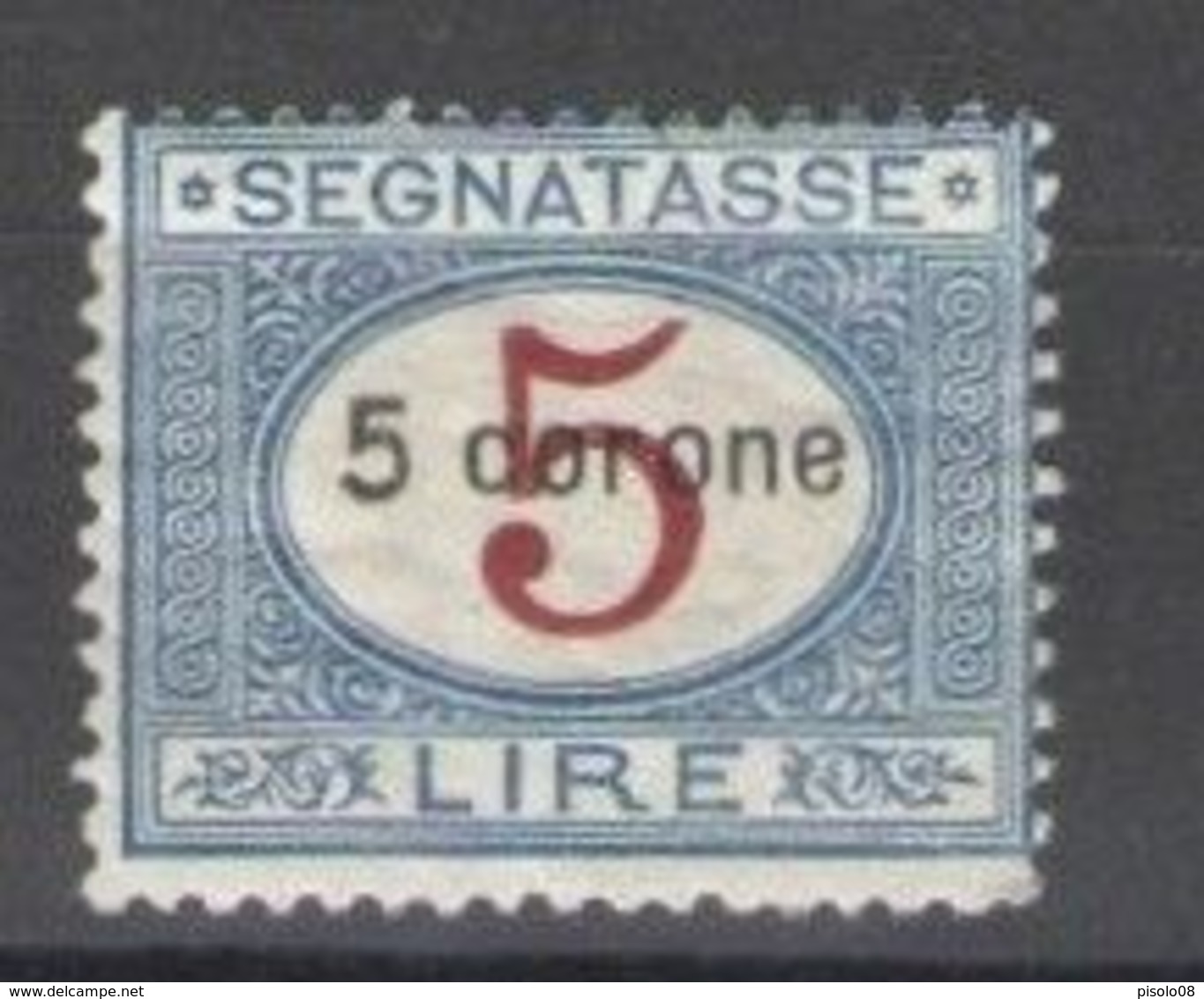 DALMAZIA 1922 SEGNATASSE 5 C. SU 5 L. ** MNH - Dalmatië