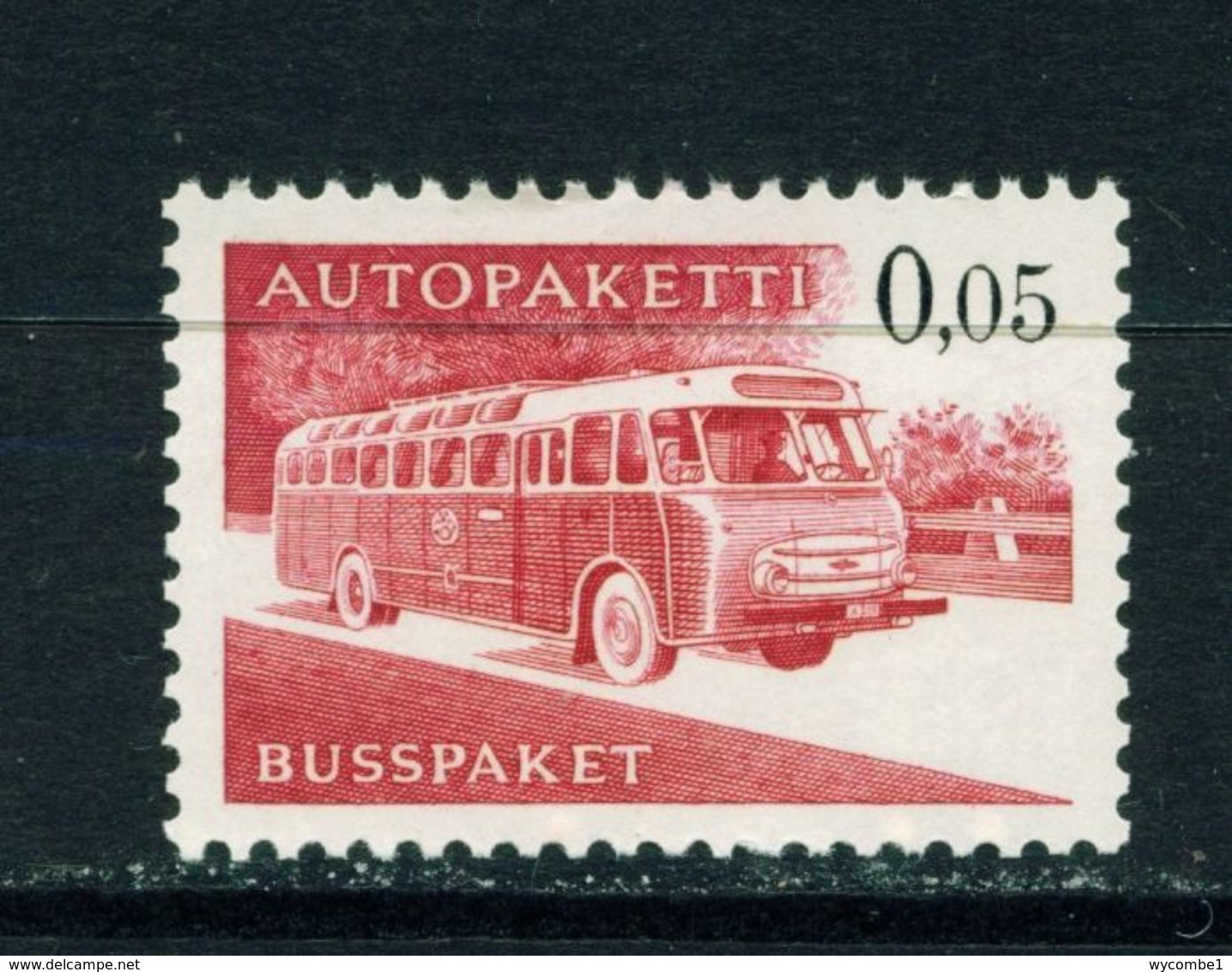 FINLAND  -  1963 Parcel Post 5p Unmounted/Never Hinged Mint - Pacchi Tramite Autobus