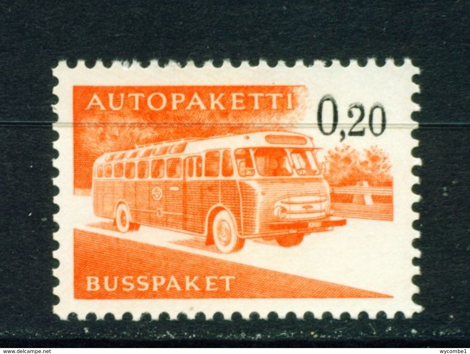 FINLAND  -  1963 Parcel Post 20p Unmounted/Never Hinged Mint - Colis Par Autobus