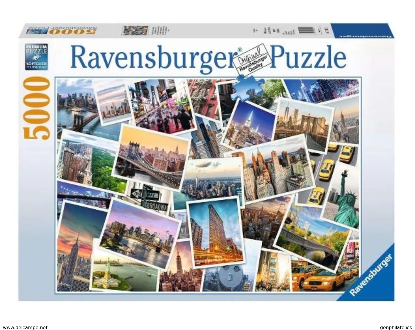 NEW Ravensburger Puzzle 5000 Pc Tiles Pieces Jigsaw "New York" - Rompecabezas