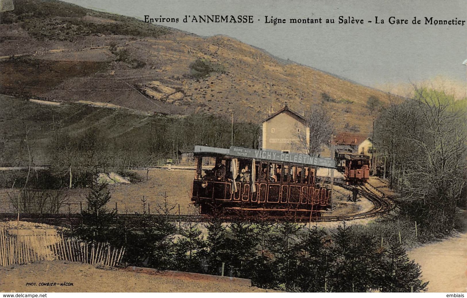 74 - Environs D'ANNEMASSE - Ligne Montant Au Salève - La Gare De Monnetier. - Annemasse