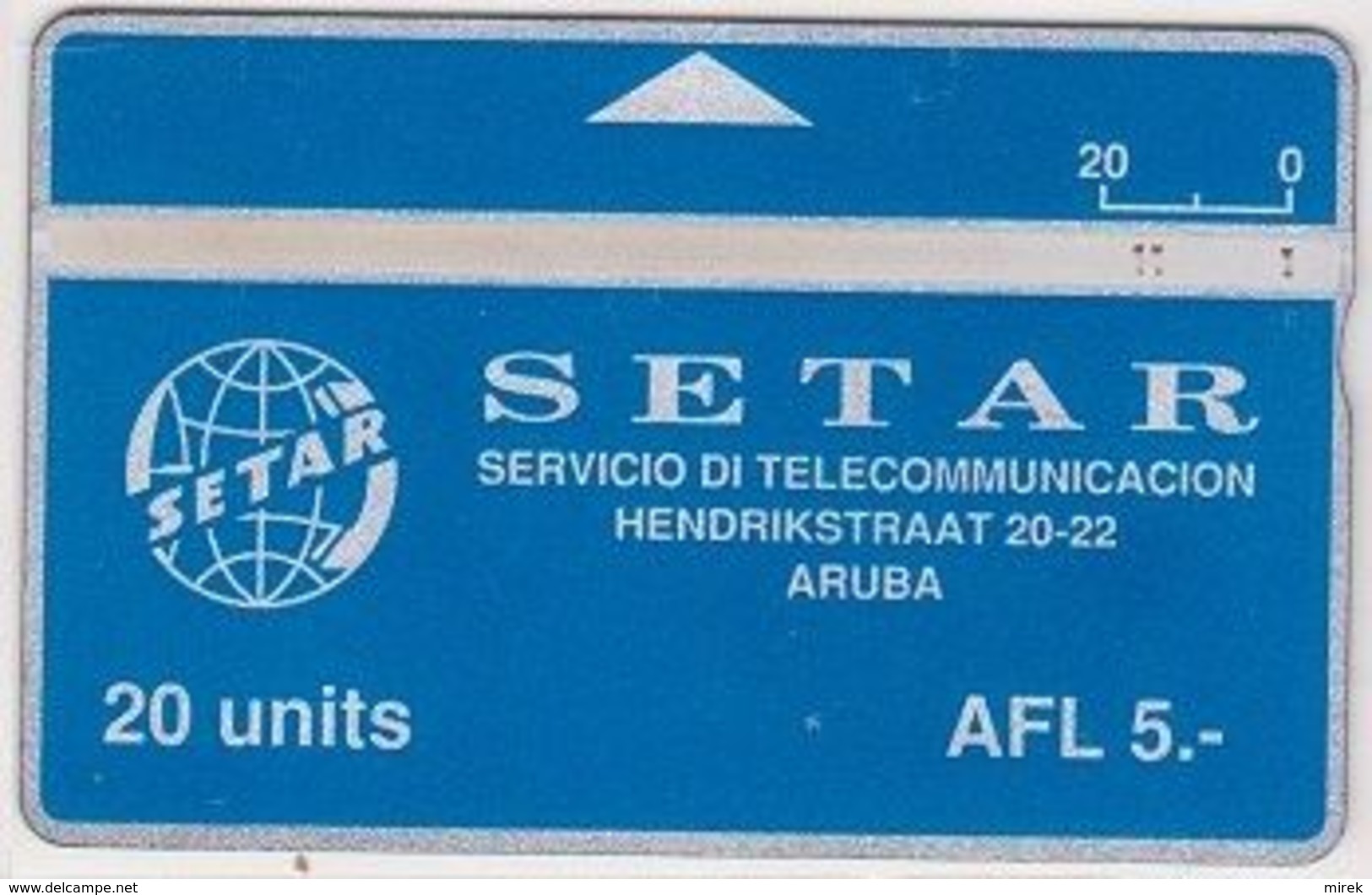 7/ Aruba; P1. Logo Setar, CN 251A - Aruba
