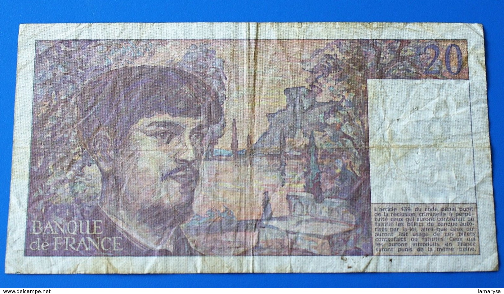 1982 Billet De 20 Francs - Billets  France  20 F 1980-1997 ''Debussy'' Série D.009 - 20 F 1980-1997 ''Debussy''
