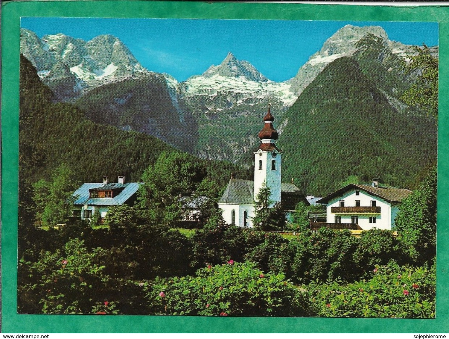 Lofer Der Luftkurort Im Pinzgauer Saalachtal Die Berge V. Links Ochsenhörner Reifhörner Breithorn 2scans Salzburg Land - Lofer