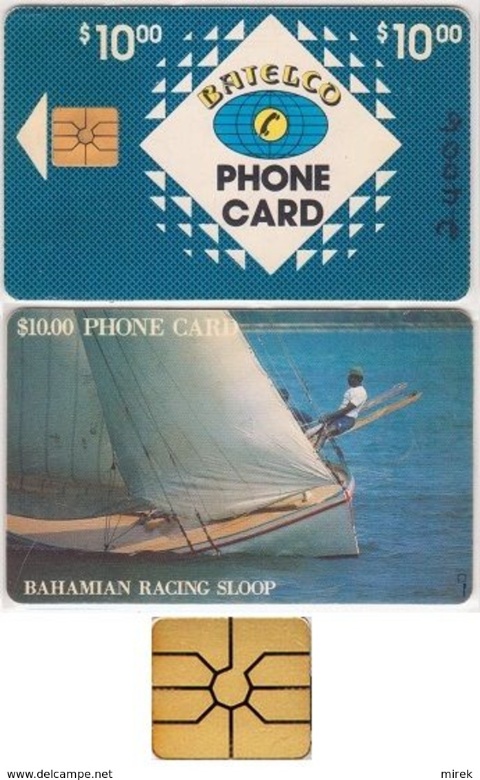 17/ Bahamas; P3. Racing Loop, Hand Black CN, Chip GEM 1B.1, Transparent Logo, 9.000 Ex. - Bahama's