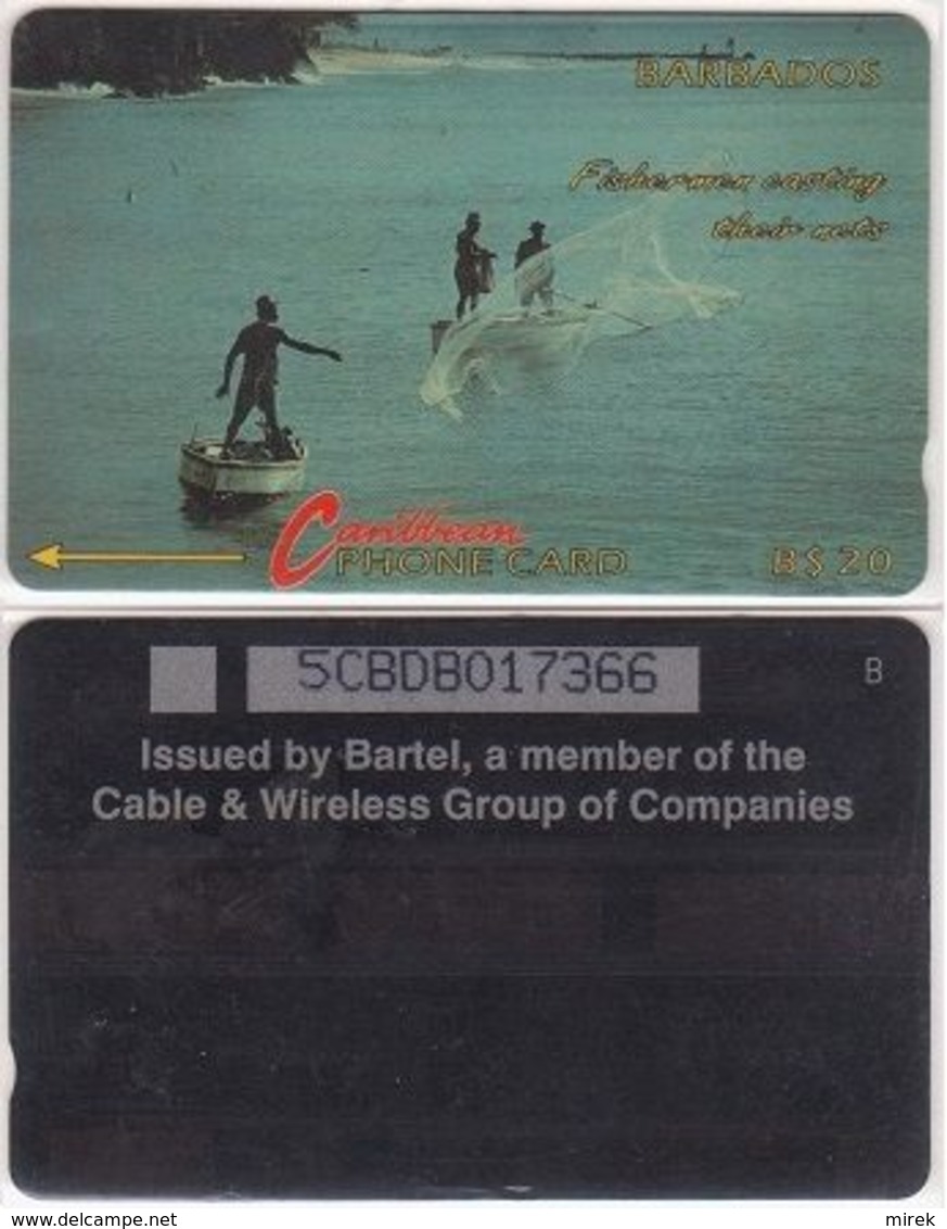 24/ Barbados; P11. Fishermans, CN 5CBDB - Barbades