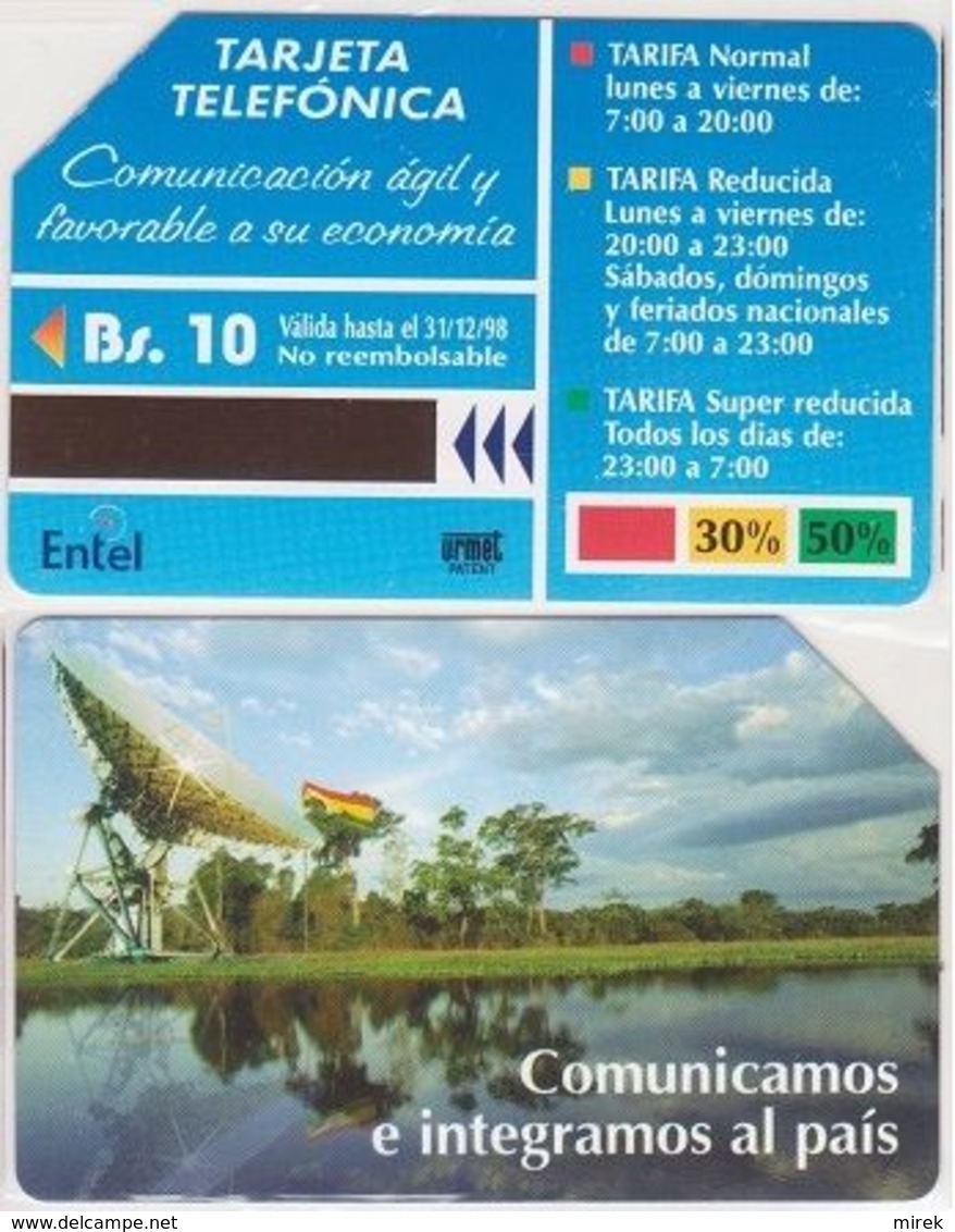 29/ Bolivia; P2. Radar, Bs.10, Exp. 31/12/98 - Bolivien