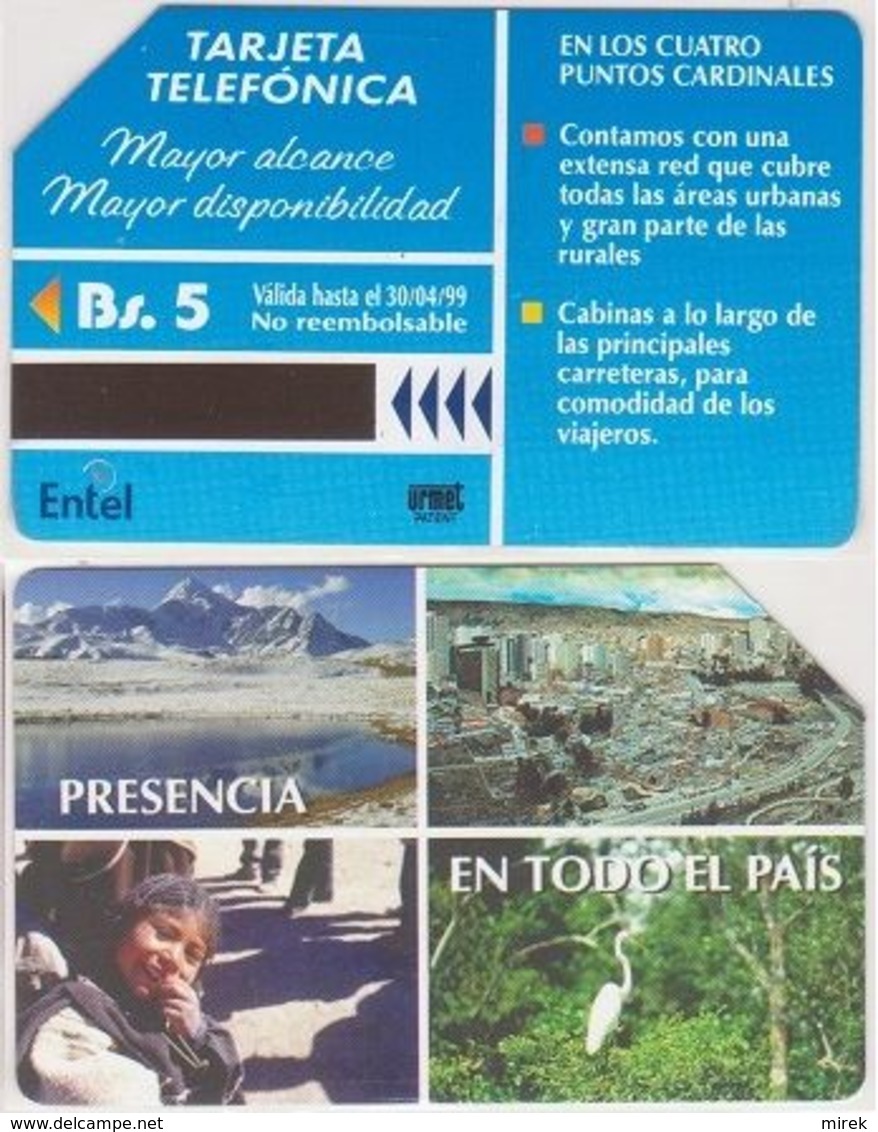 30/ Bolivia; P5. Montage Of View, Bs.5, Exp. 30/04/99 - Bolivie