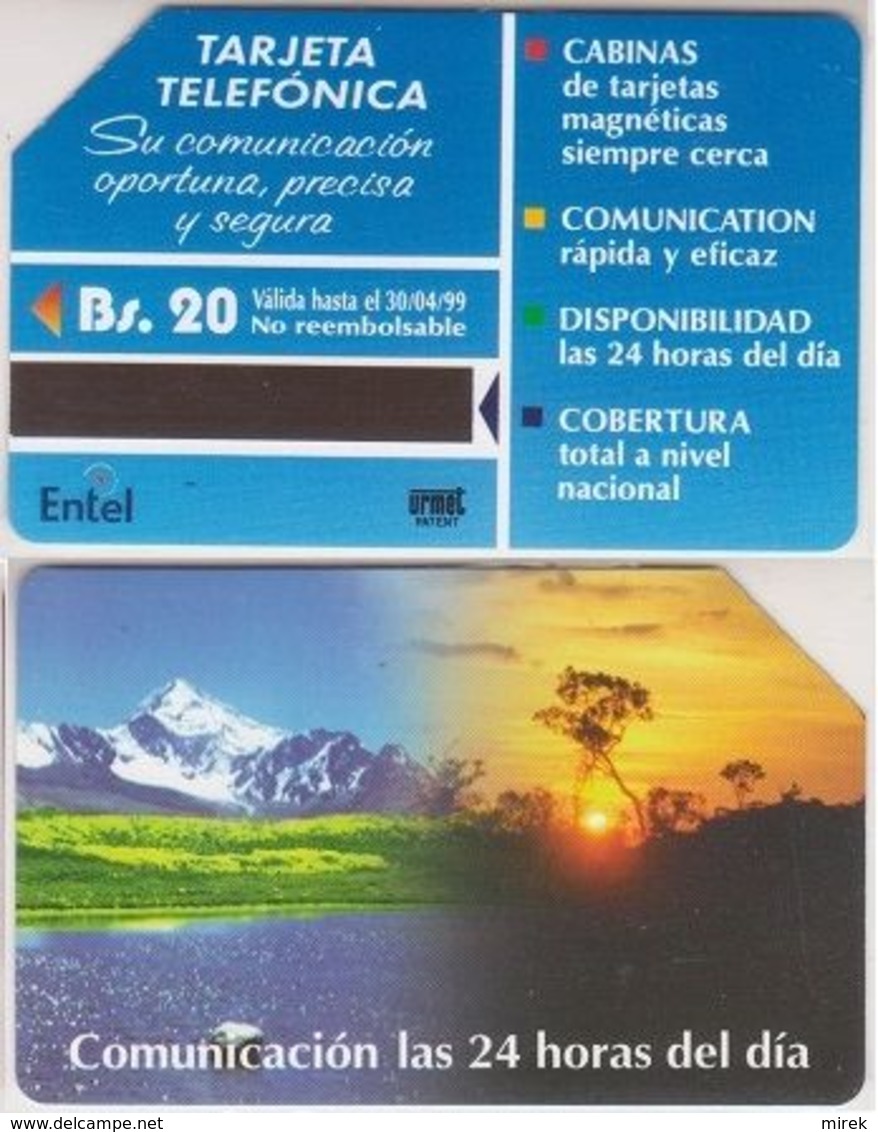 32/ Bolivia; P7. 24 Hours A Day, Bs.20, Exp. 30/04/99 - Bolivien