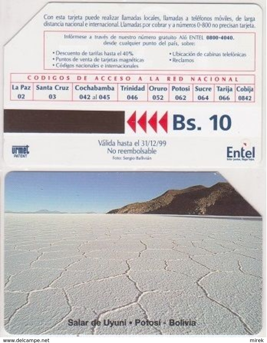 36/ Bolivia; P13. Salt Pans Of Uyuni, Bs.10 - Bolivië