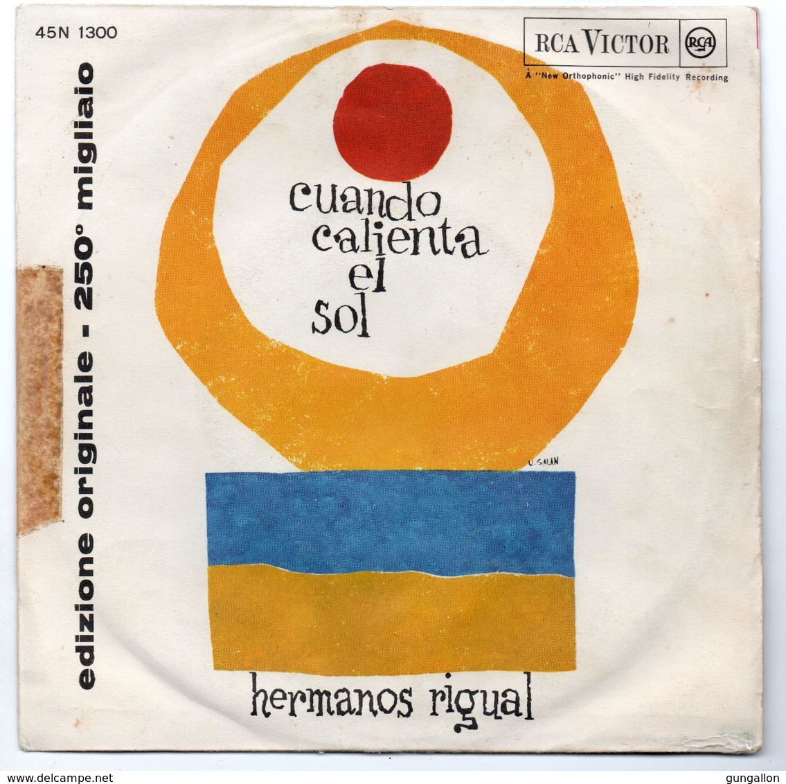 Los Hermanos Rigual (Anni 60)  "Cuando Calienta El Sol - La Del Vistido Rojo" - Other - Spanish Music