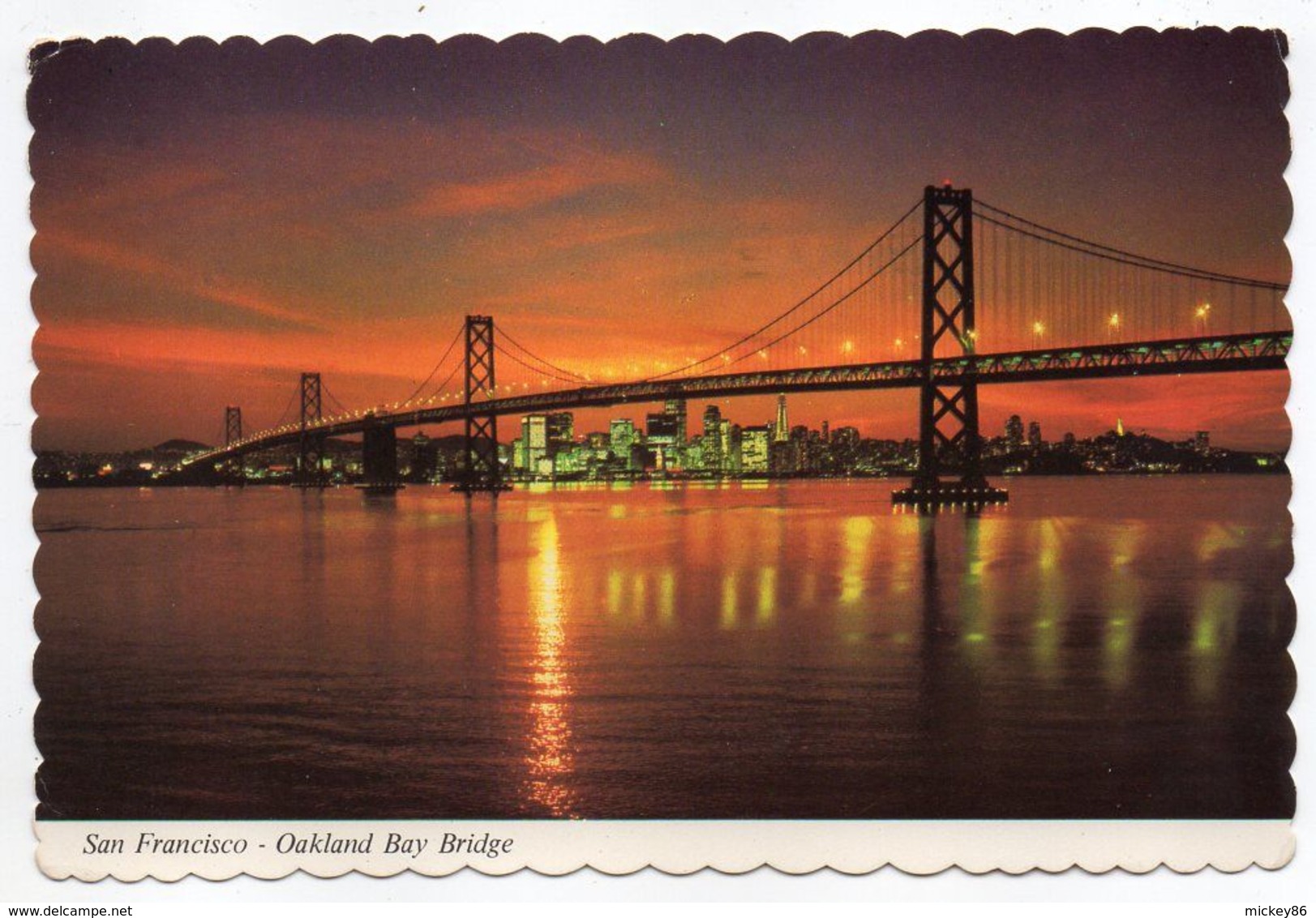 USA--1983--tp Football  Olympics 84 Sur Carte Postale  San Francisco--Oakland Bay Bridge - Brieven En Documenten