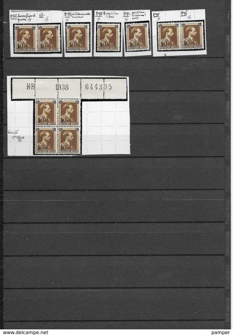 527  XXX -  X1  -  8   VARIETES  AVEC  L'EXPLICATION  COMPLETE     - MET  DE COMPLETE  UITLEG - Unclassified